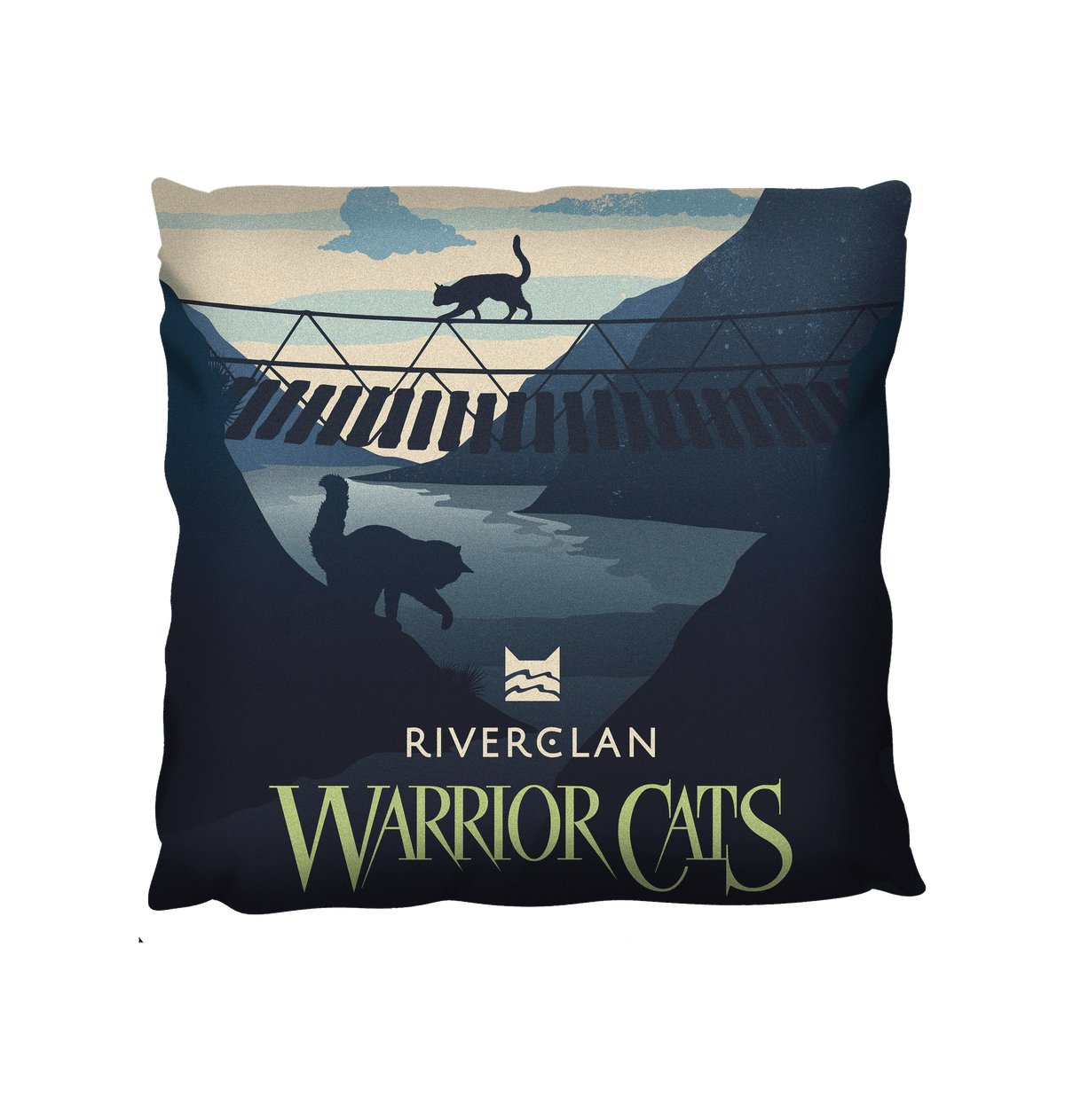 White RiverClan - 18x18 Cushion