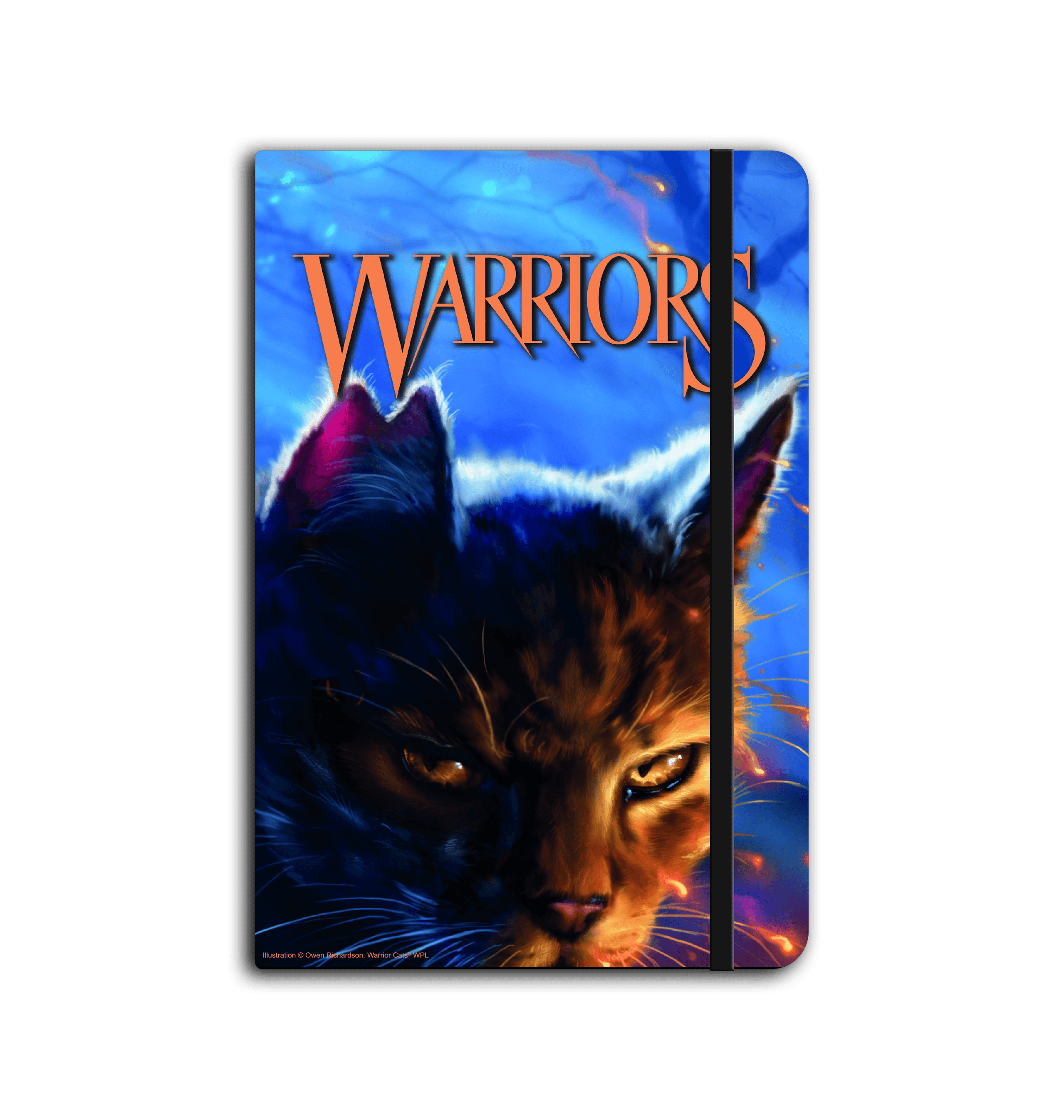 Black Fire and Ice - A5 Notebook