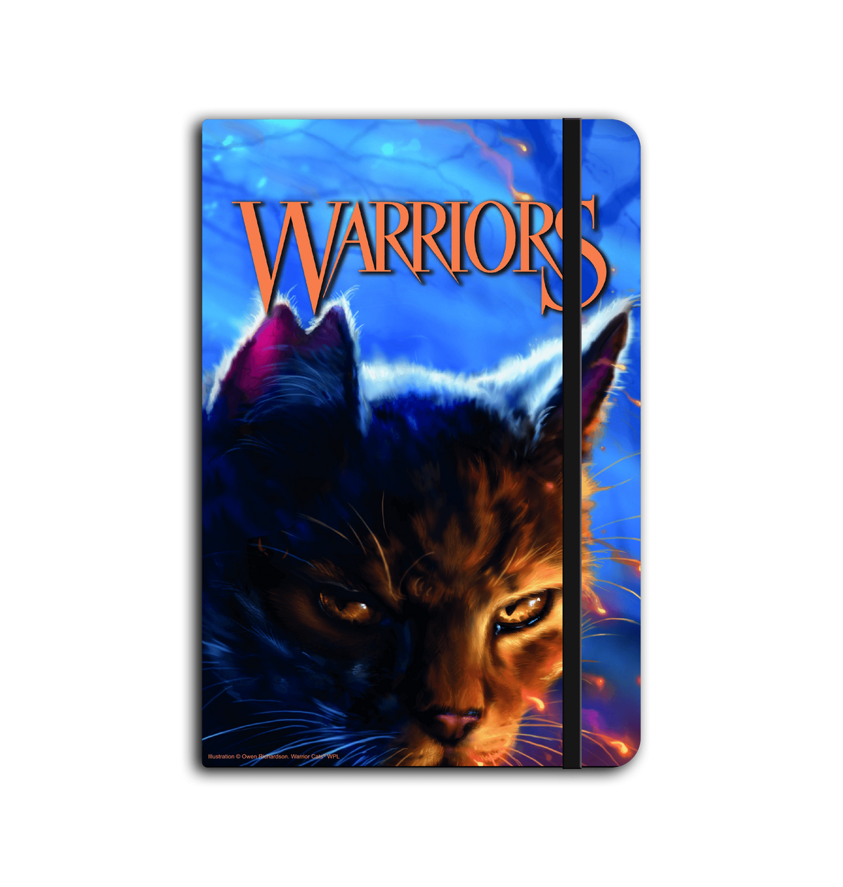 Black Fire and Ice - A5 Notebook