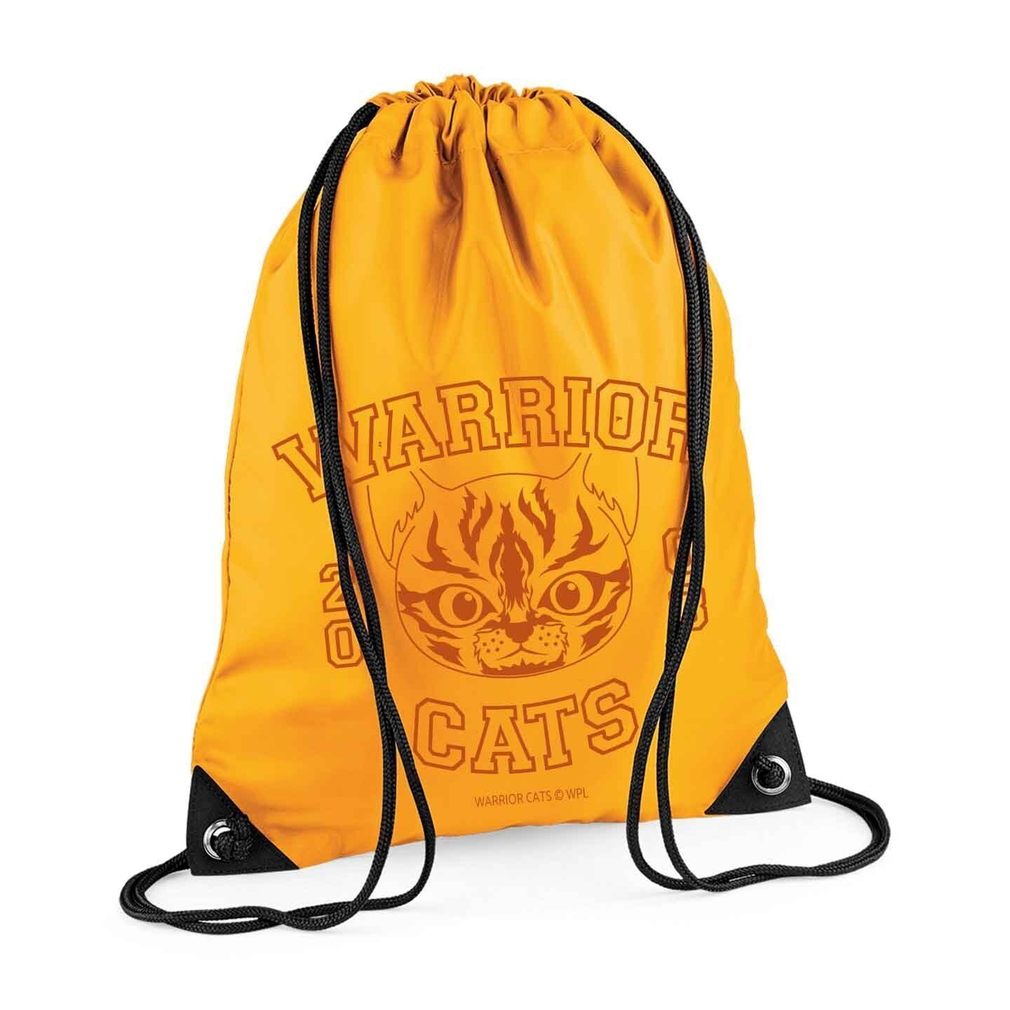 Gold College Drawstring Bag