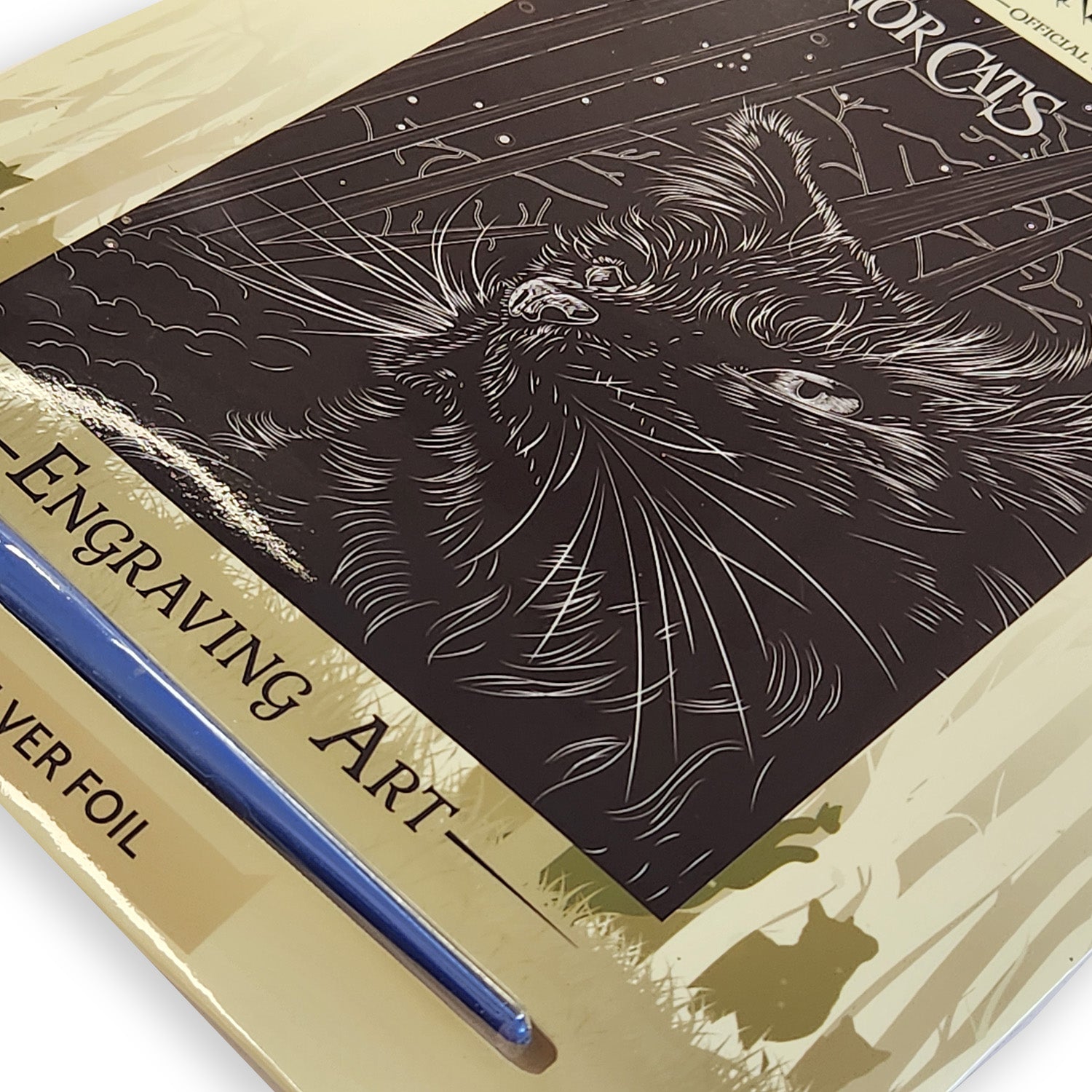 Warrior Cats Dangerous Path Foil Engraving Art