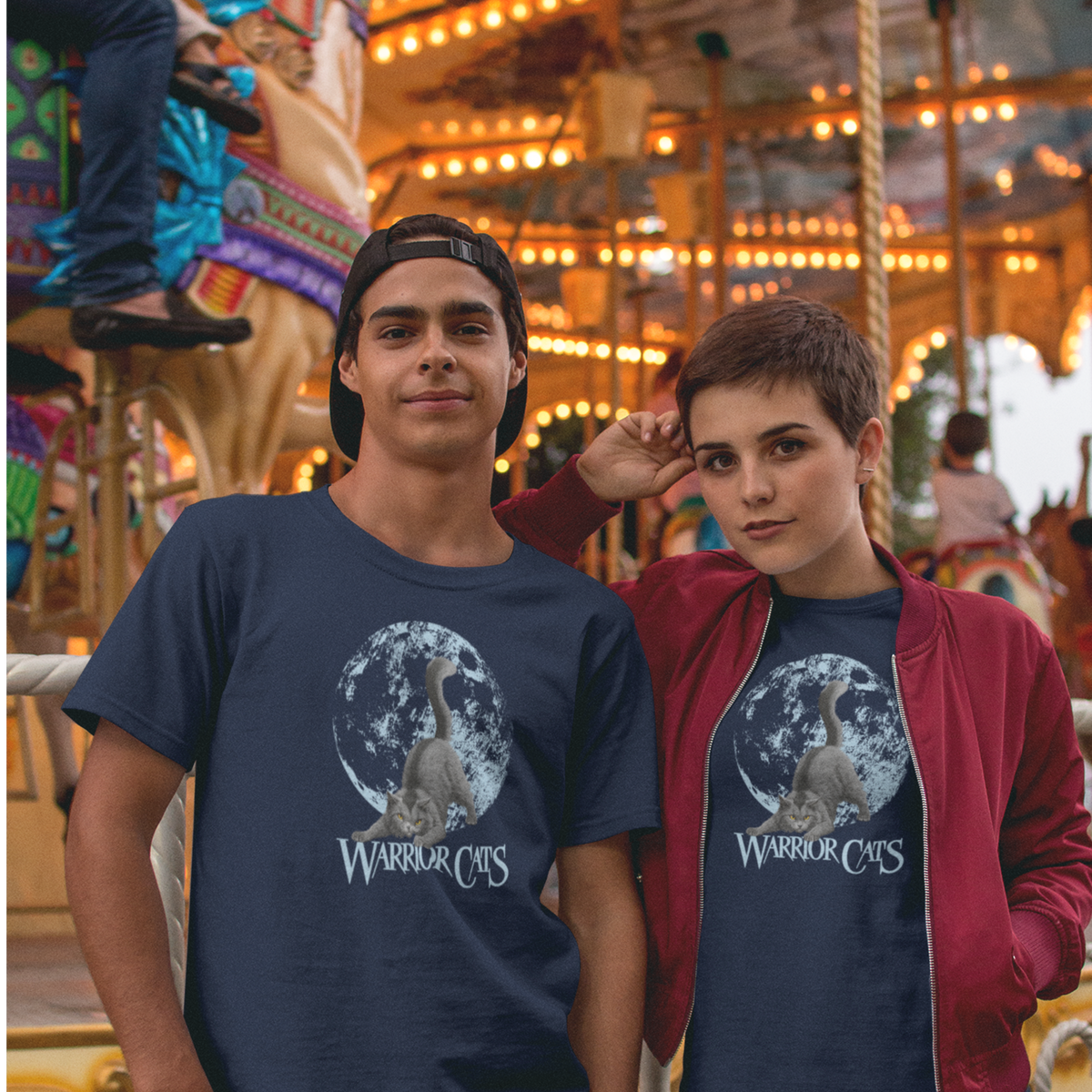 Warrior Cats Graystripe Moon Adult Unisex T-Shirt