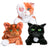 SET OF 3 LARGE PLUSH - Squirrelflight, Brightheart & Ravenpaw