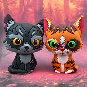 Stormfur and Tawnypelt - Mini Collector Figures (The NEW Prophecy)