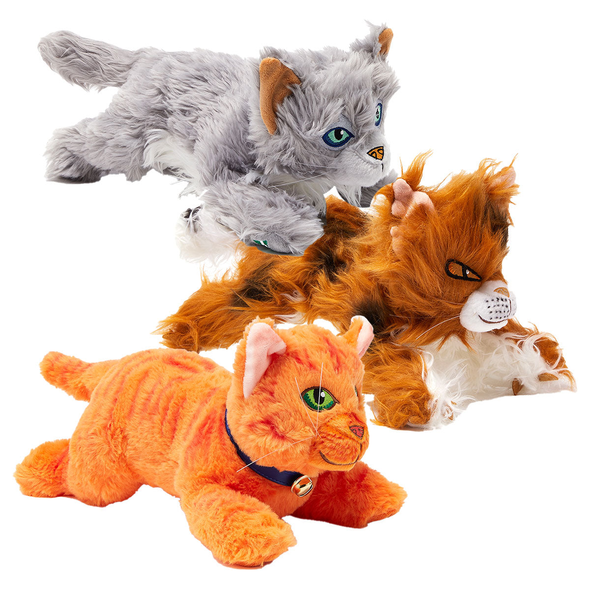 SET OF 3 LARGE PLUSH - Mapleshade, Bristlefrost & Rusty
