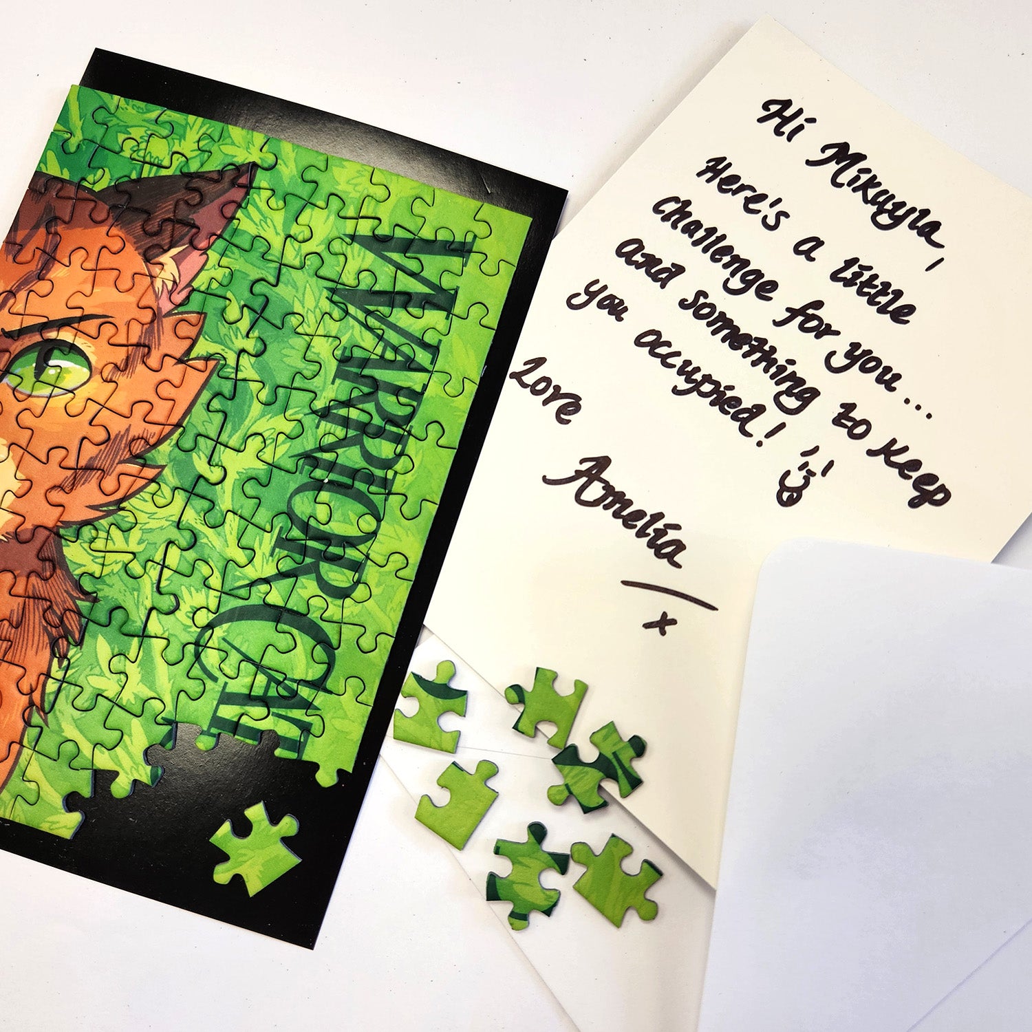 Warrior Cats Postcard Puzzle Set