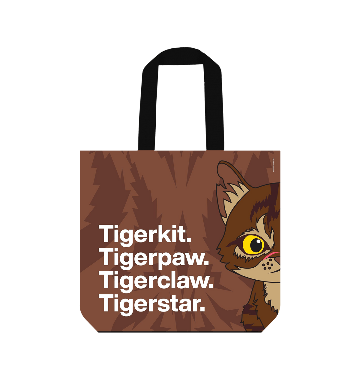 Black Handles Tigerstar - Canvas Tote Bag