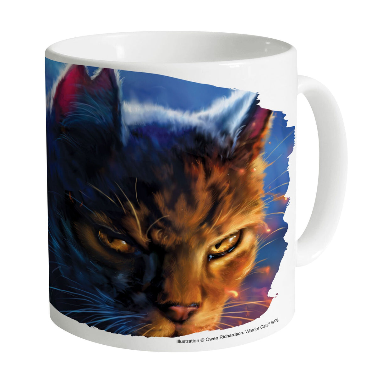 White Fire and Ice - Ceramic Mug