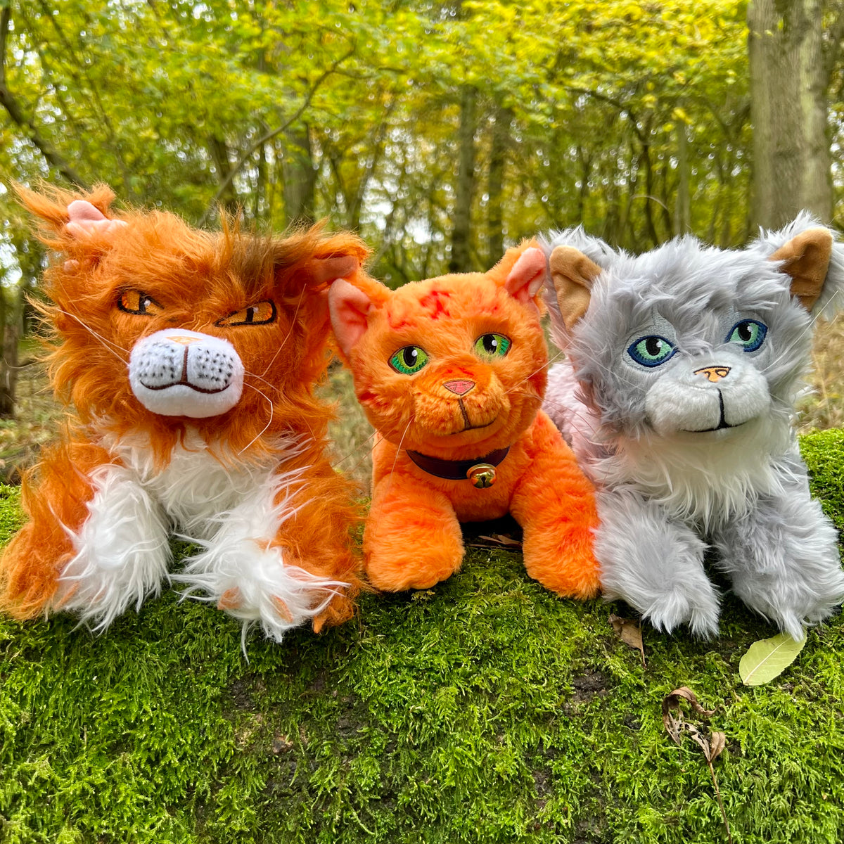 SET OF 3 LARGE PLUSH - Mapleshade, Bristlefrost & Rusty