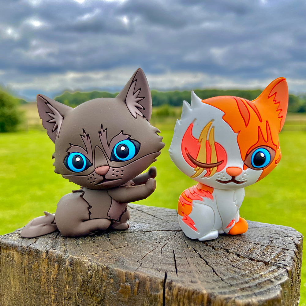 Cinderpelt & Brightheart  – Mini Collector Figures (Series 2)