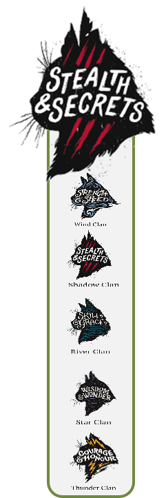 ShadowClan Magnetic Bookmark