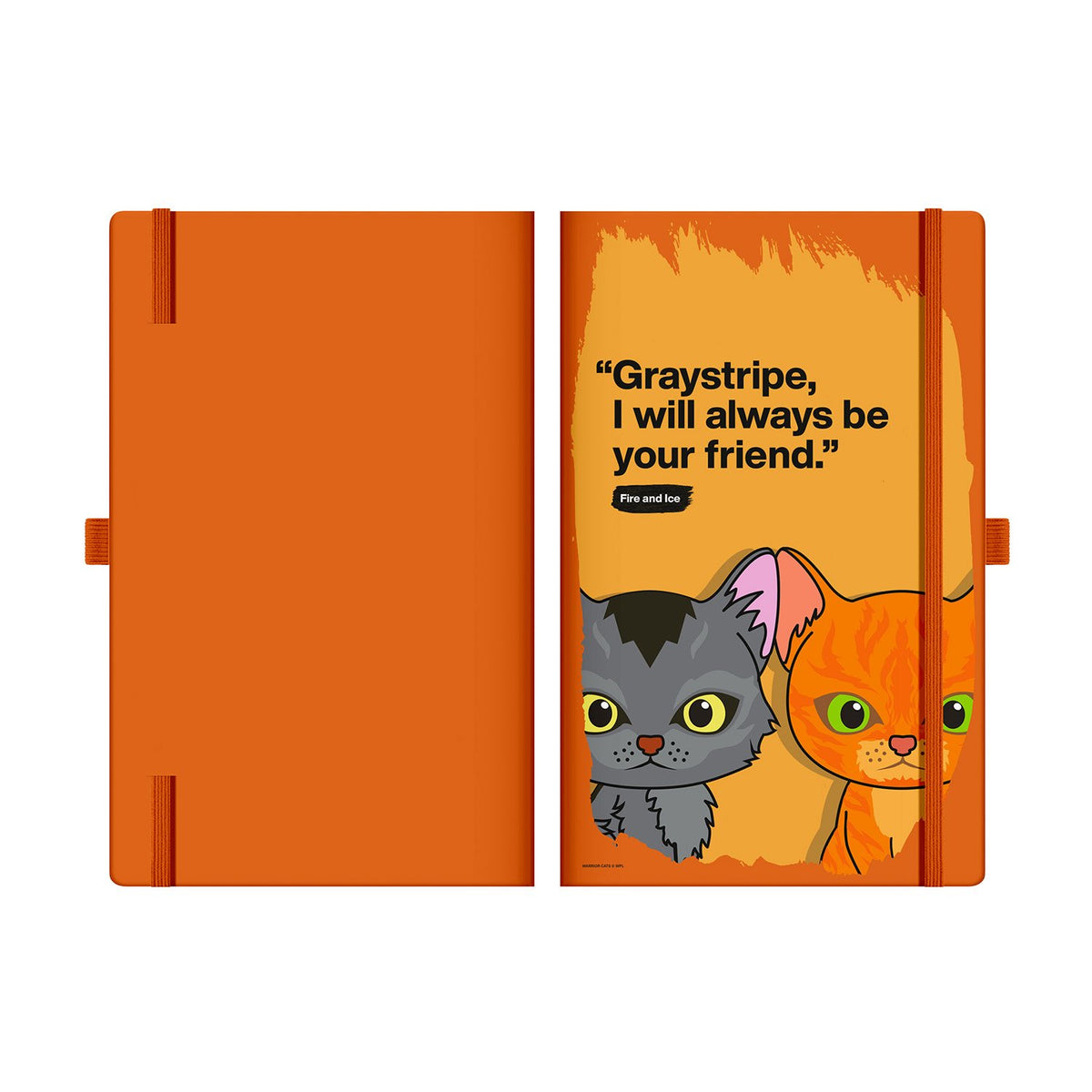 Graystripe & Firestar - A5 Notebook