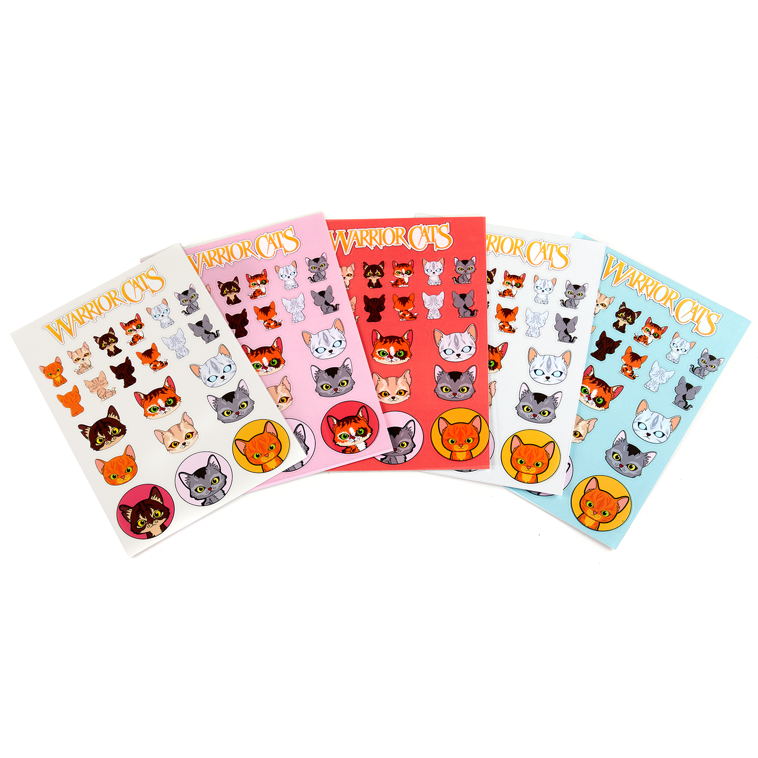 Warrior Cats - Sticker Set - 5 Sheets